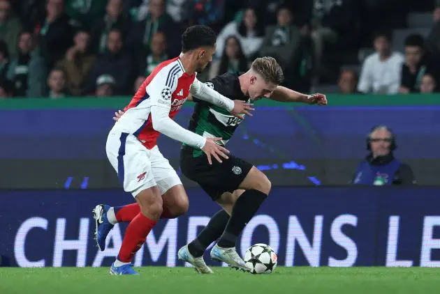 William Saliba and Victor Gyokeres
