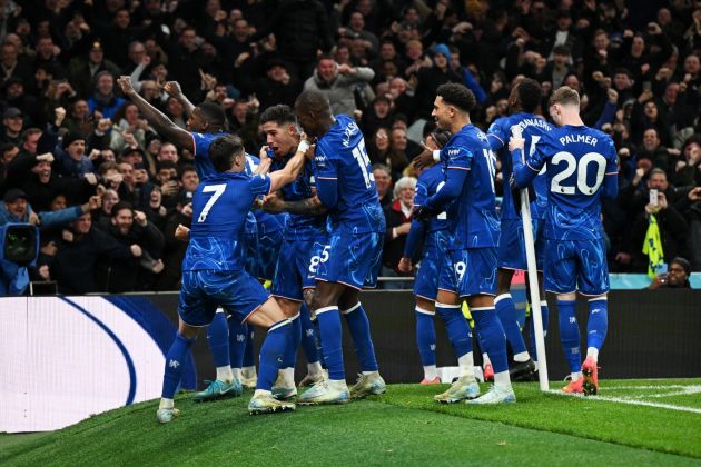 Chelsea players celebrate