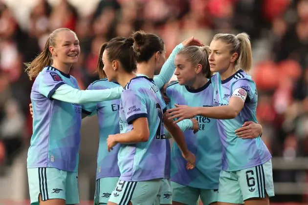 Arsenal Women celebrate