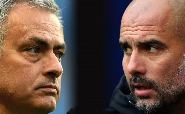 Jose Mourinho and Pep Guardiola