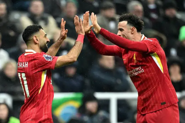 Mo Salah and Curtis Jones