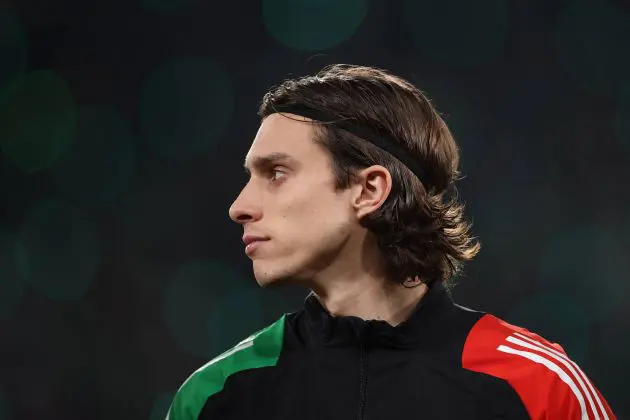 Arsenal defender Riccardo Calafiori