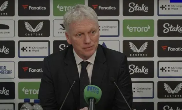 Everton manager David Moyes