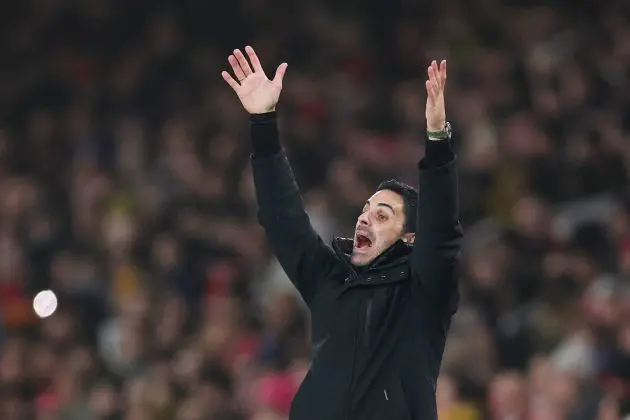 Arsenal manager Mikel Arteta