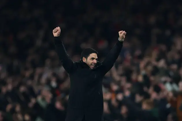 Arsenal manager Mikel Arteta