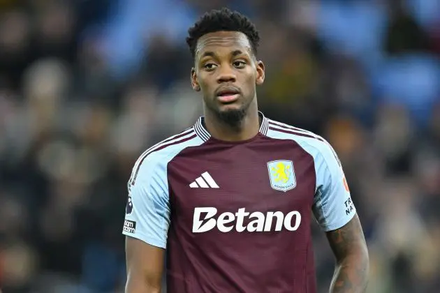 Aston Villa striker Jhon Duran