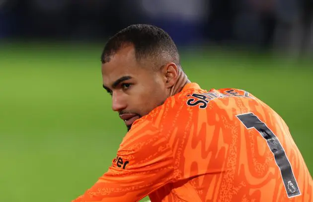 Chelsea goalkeeper Robert Sanchez