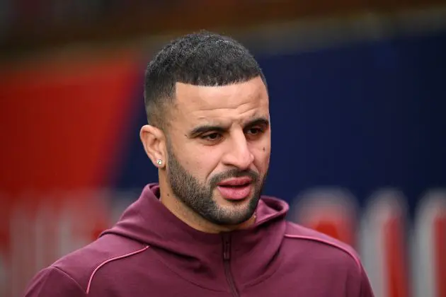 Man City defender Kyle Walker