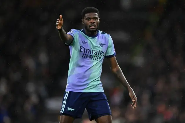 Arsenal midfielder Thomas Partey