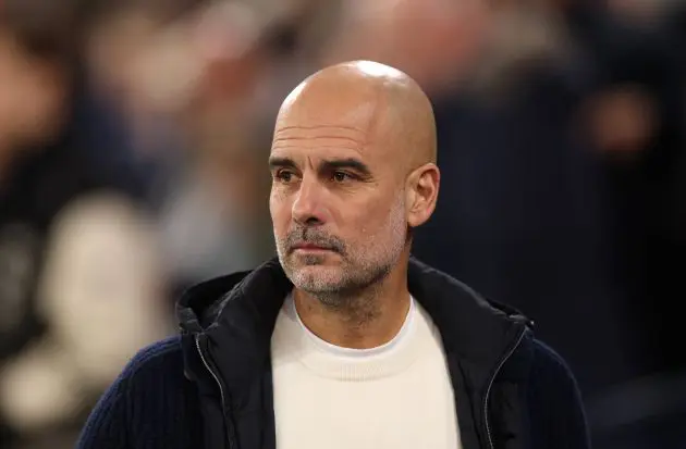 Man City manager Pep Guardiola