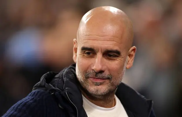 Man City manager Pep Guardiola