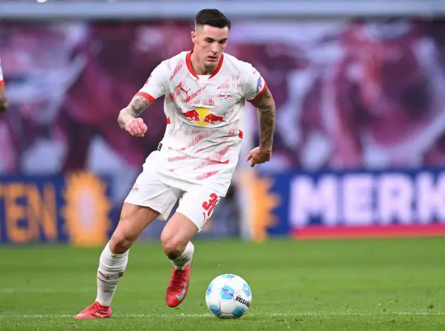 RB Leipzig striker Benjamin Sesko