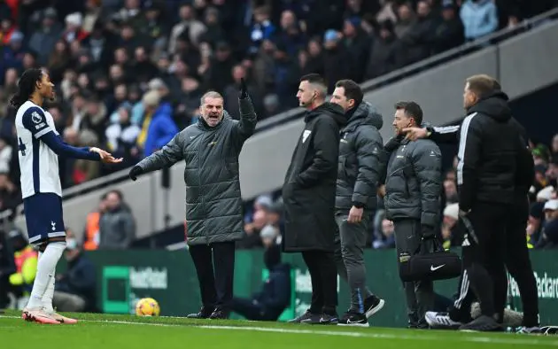 Tottenham boss Ange Postecoglou