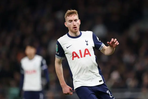 Tottenham forward Dejan Kulusevski