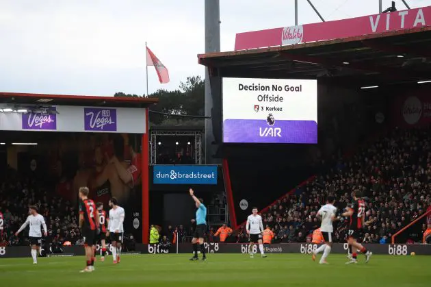 VAR in use in the Premier League