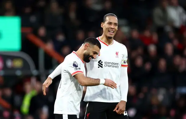 Mo Salah and Virgil Van Dijk