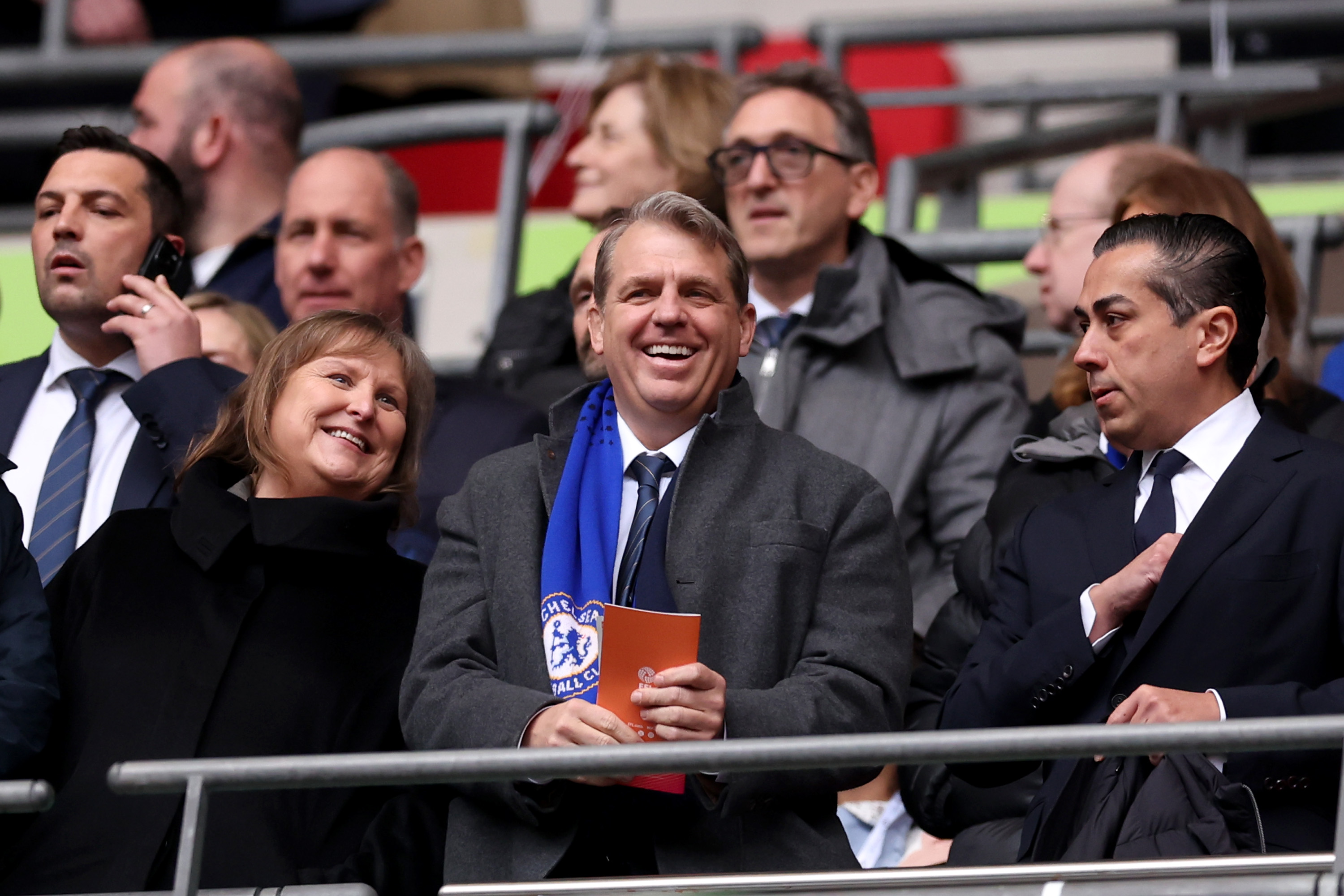 Chelsea co-owner Todd Boehly pictured smiling