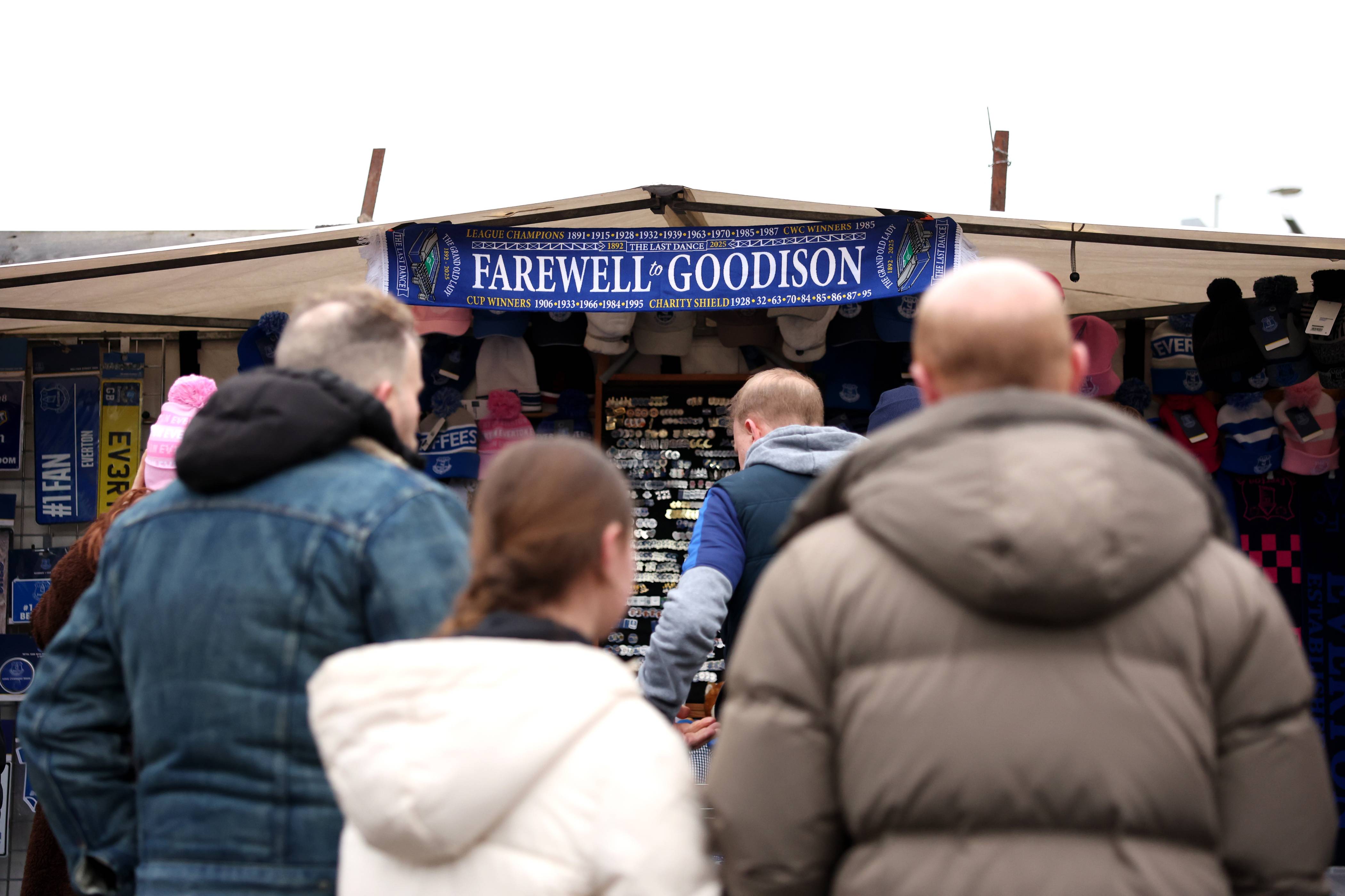 A farewell Goodison Park scarf