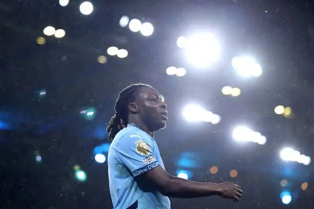Man City winger Jeremy Doku
