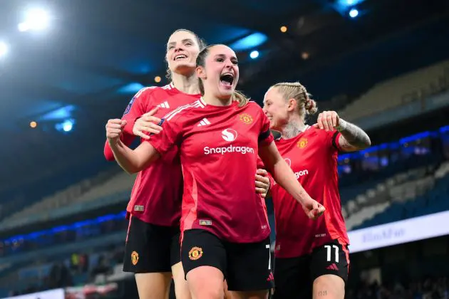 Ella Toone celebrates