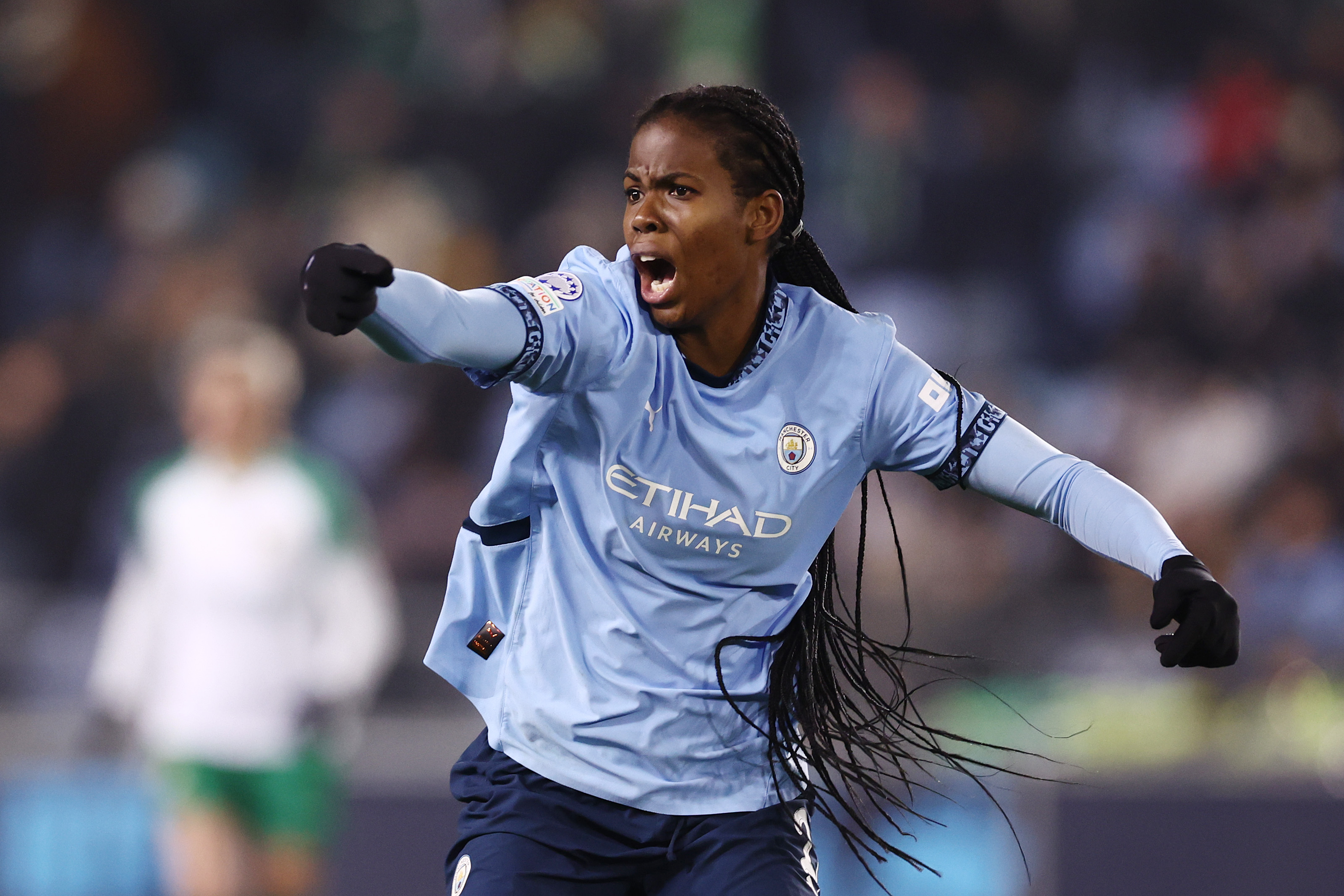 Man City striker Bunny Shaw
