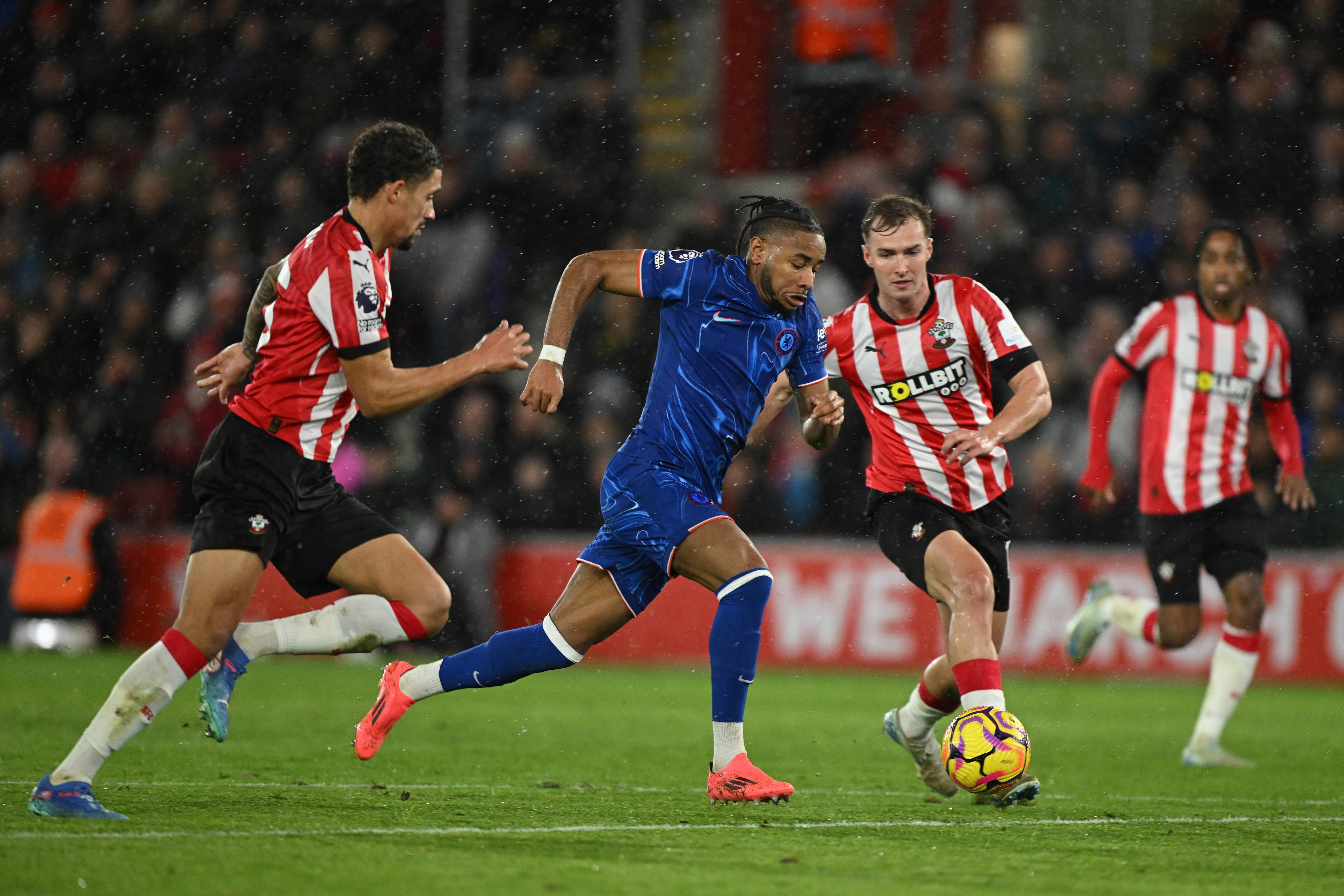 Chelsea facing Southampton