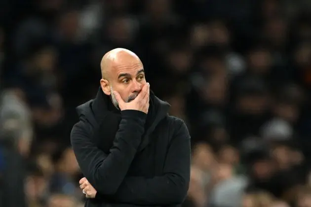 Man City manager Pep Guardiola