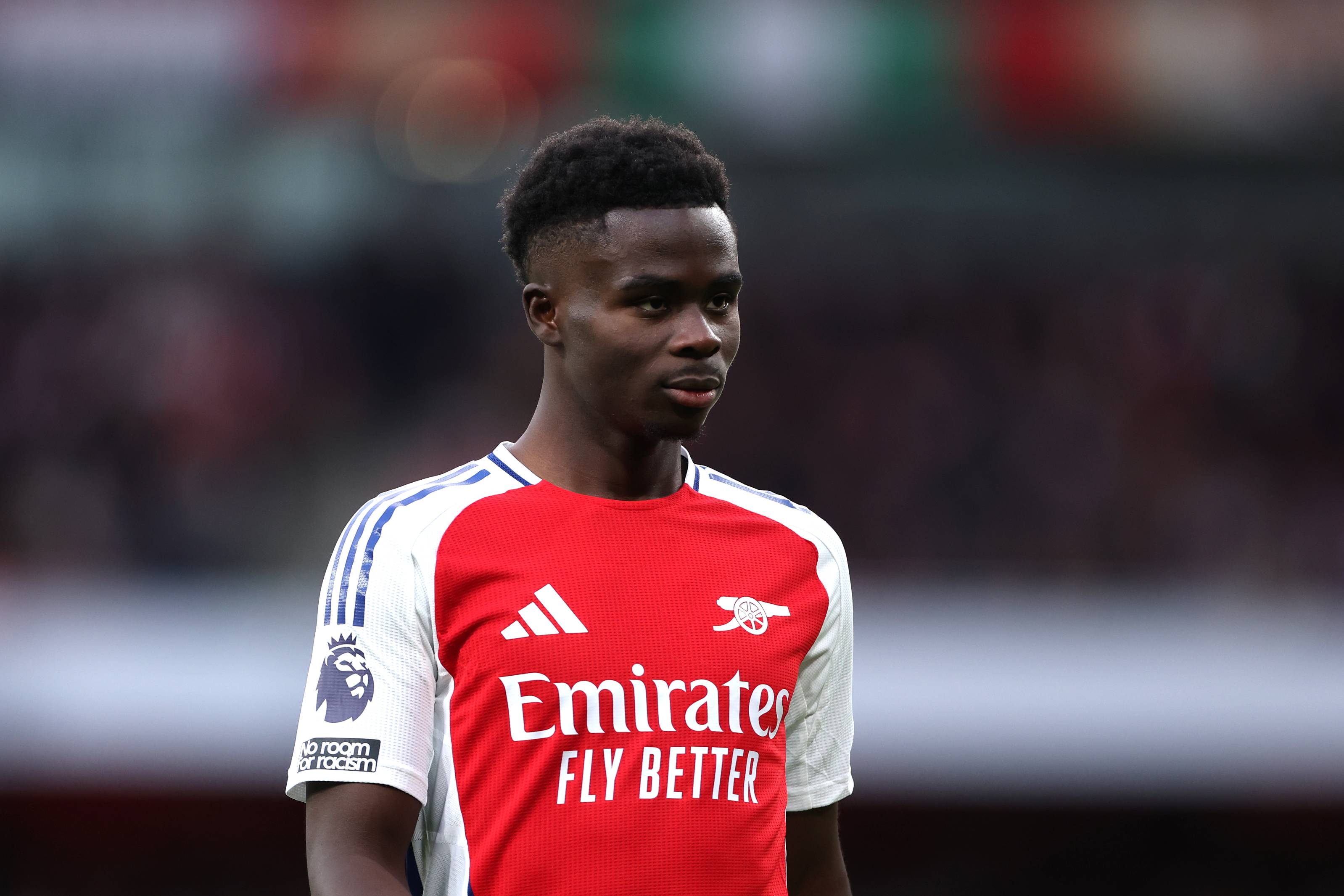 Arsenal winger Bukayo Saka