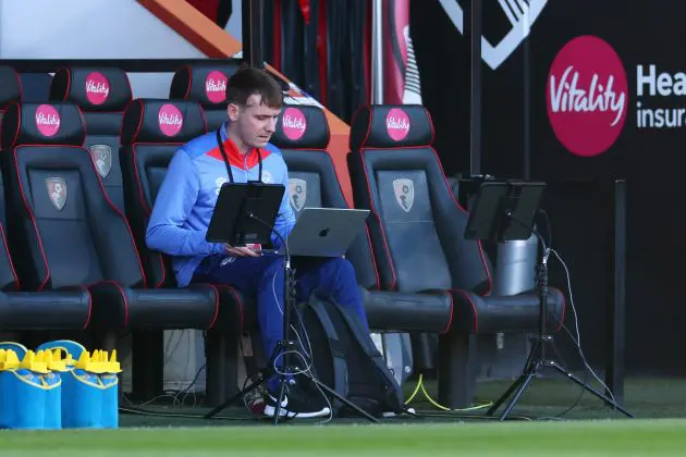 A member of the Bournemouth coaching staff