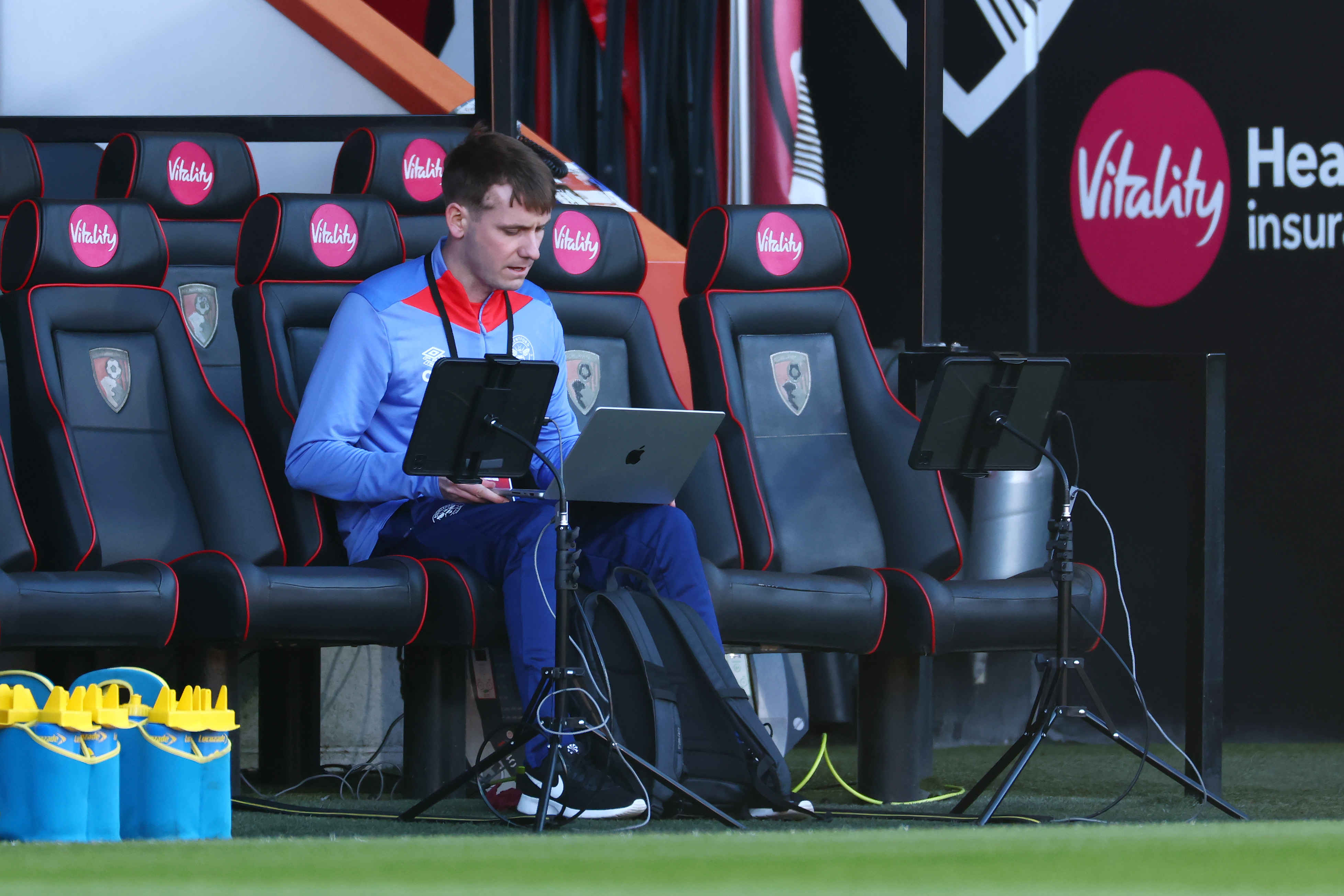A member of the Bournemouth coaching staff