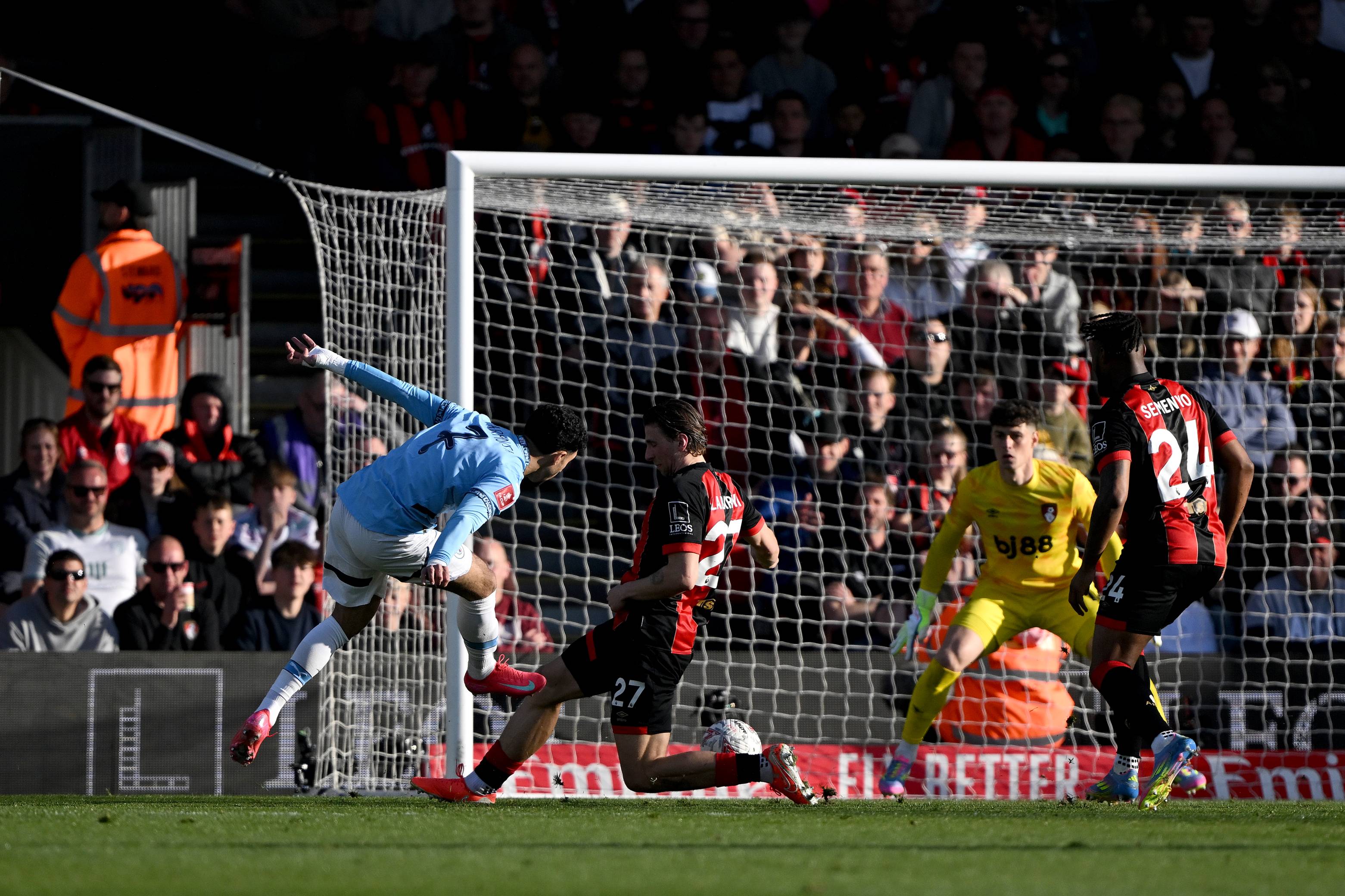 Omar Marmoush puts City ahead against Bournemouth