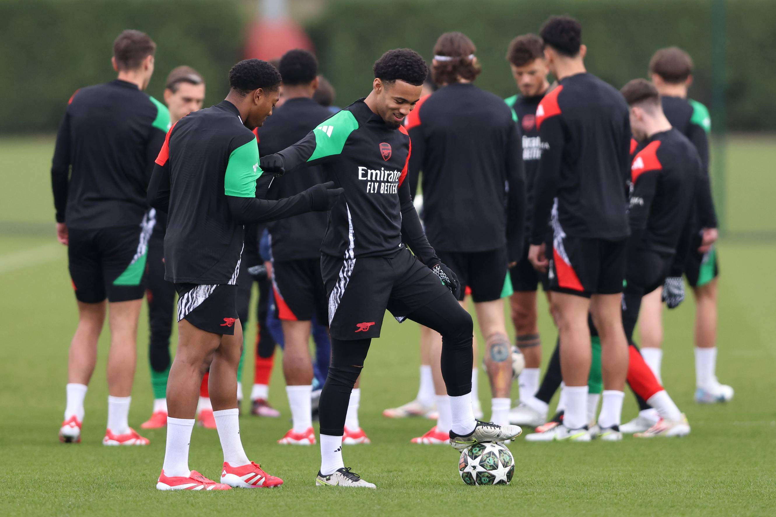 Ethan Nwaneri in Arenal training