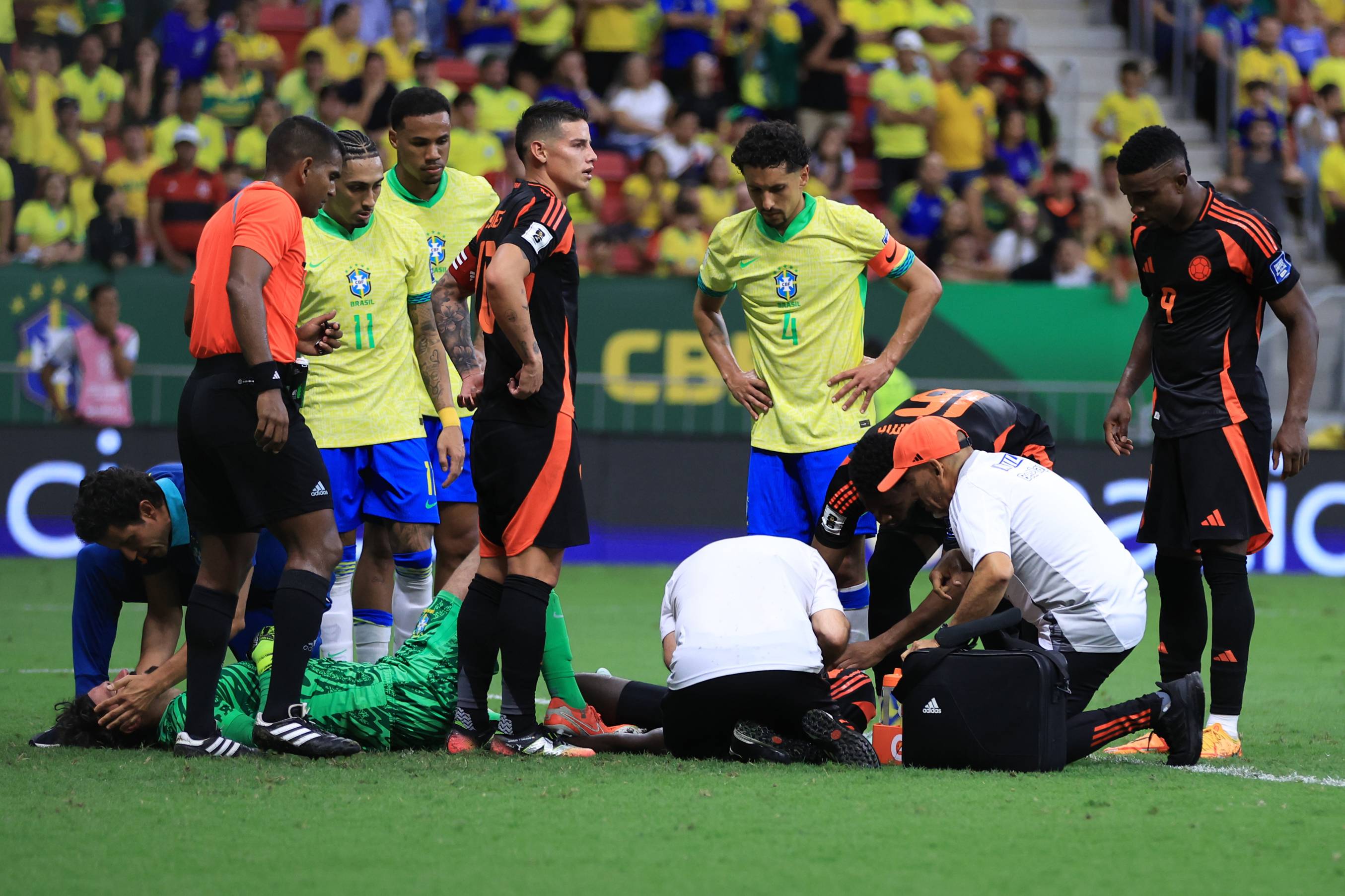 Alisson was injured against Colombia