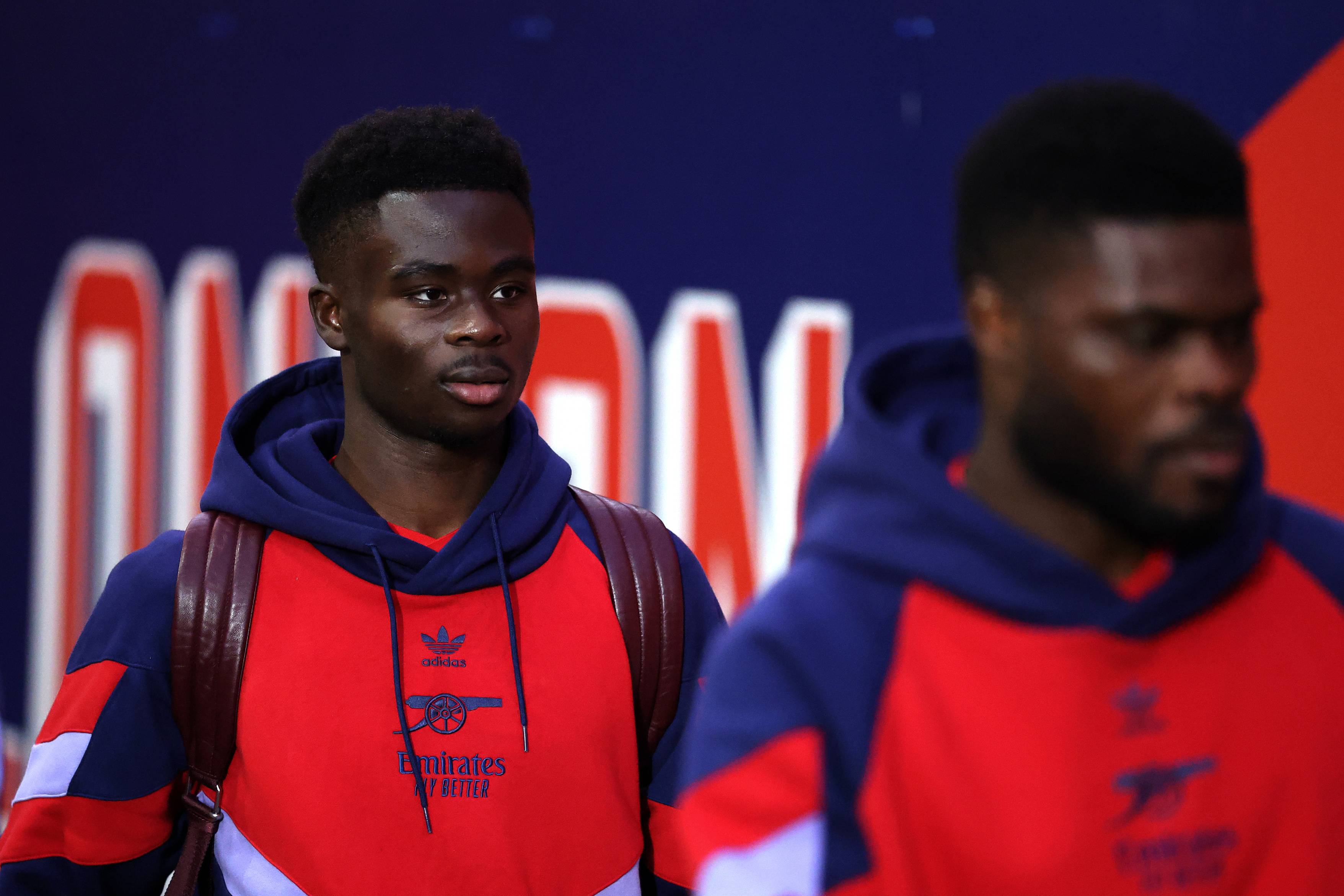 Arsenal forward Bukayo Saka