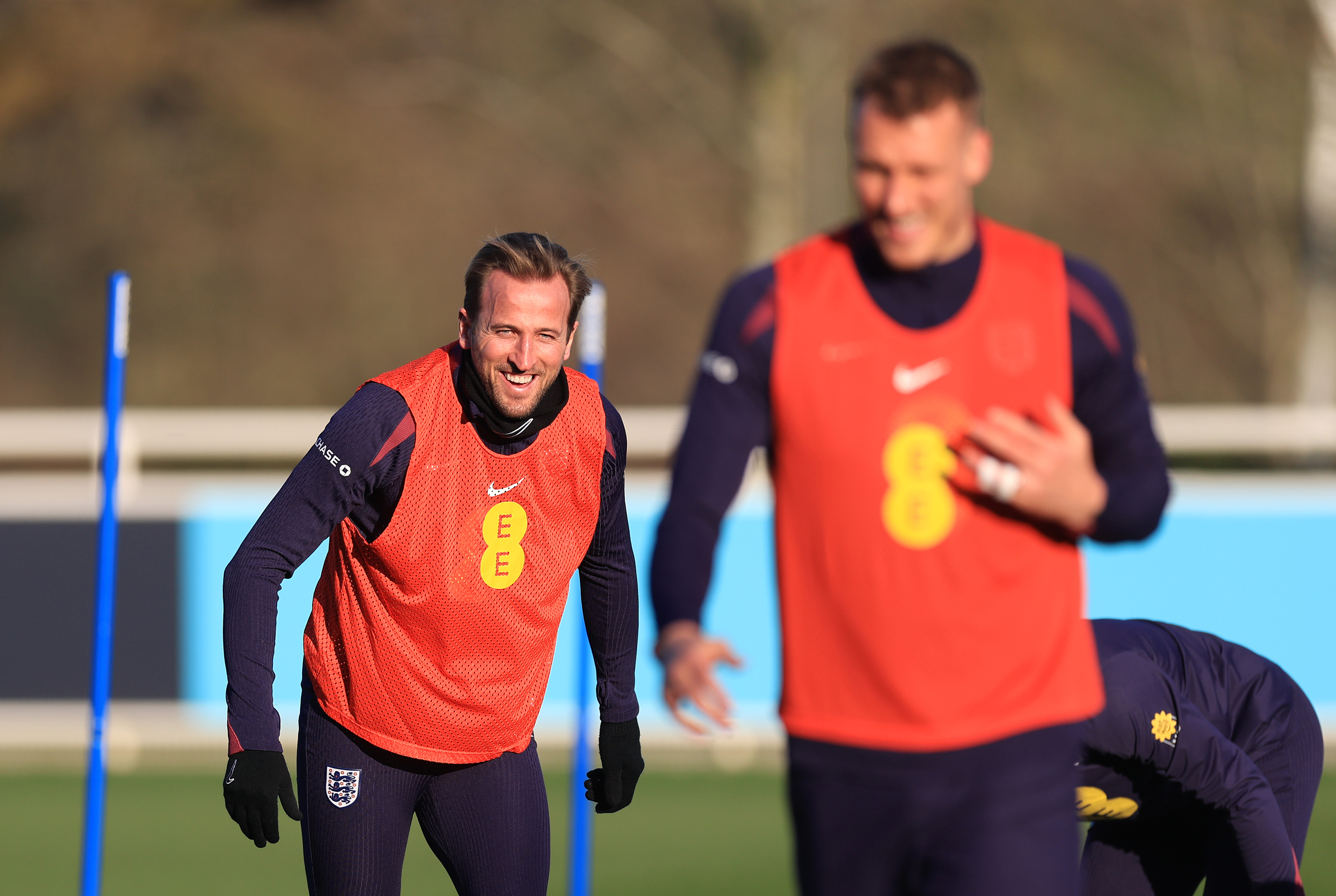 Harry Kane in England training