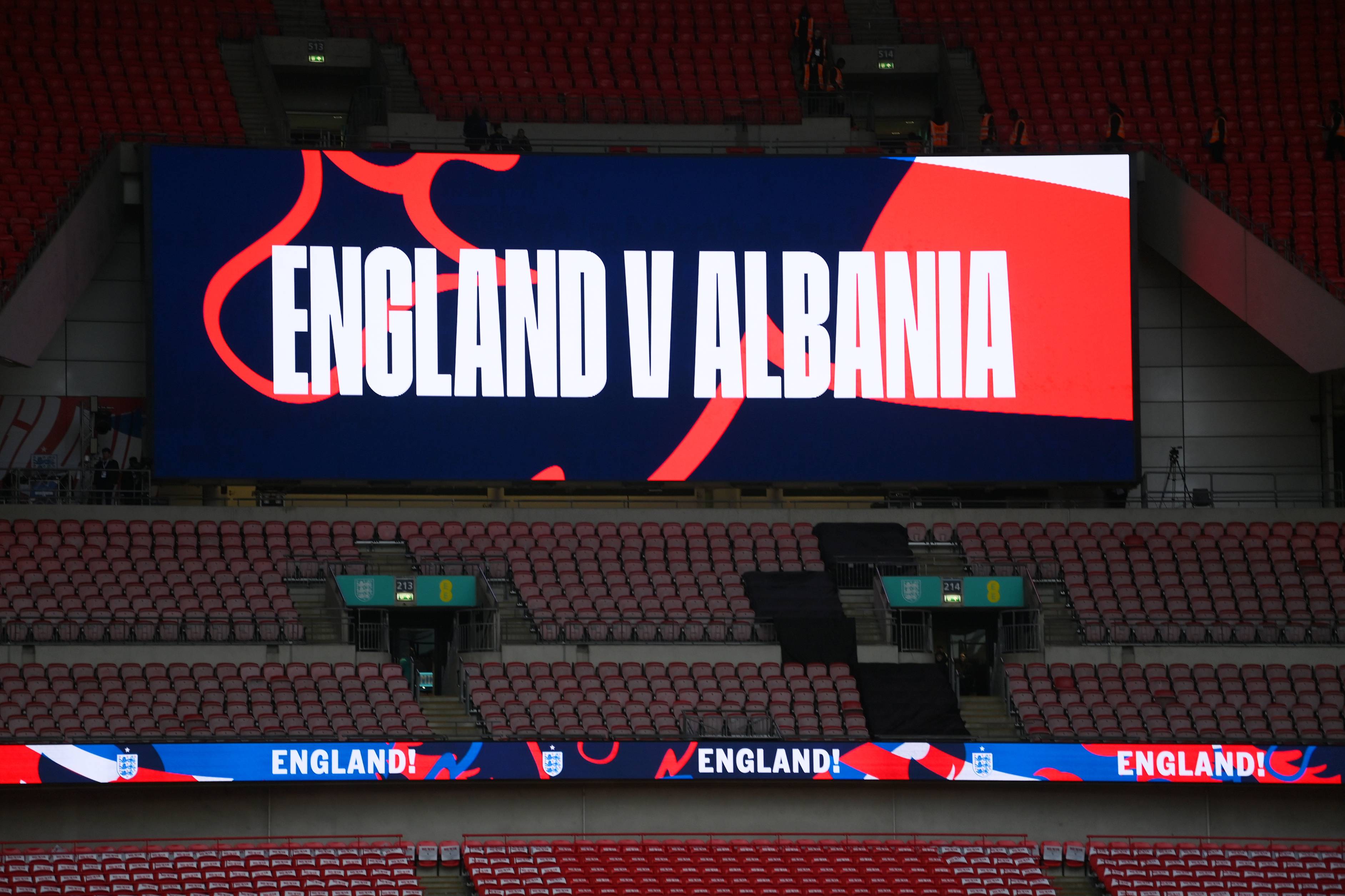 England v Albania