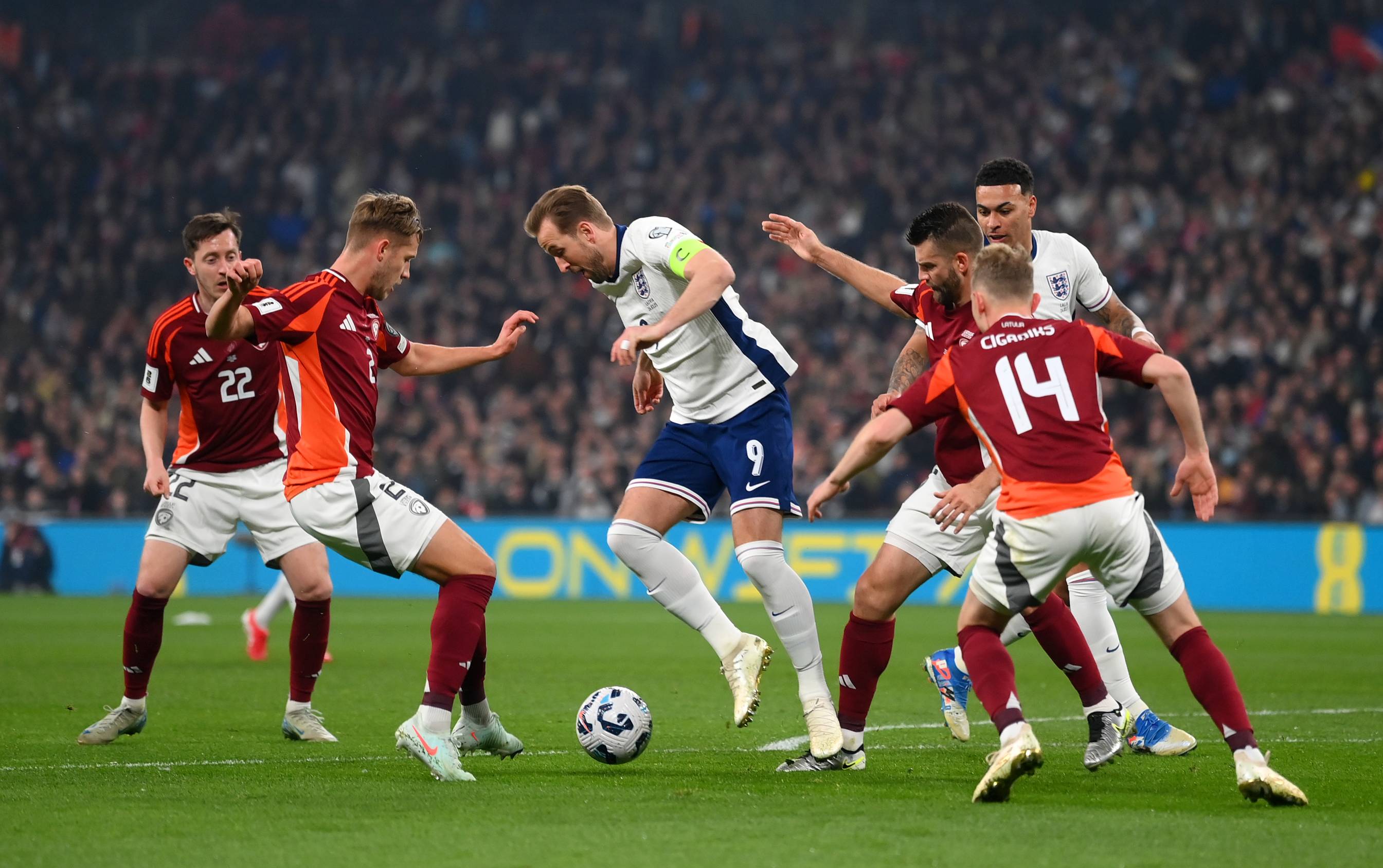 England v Latvia