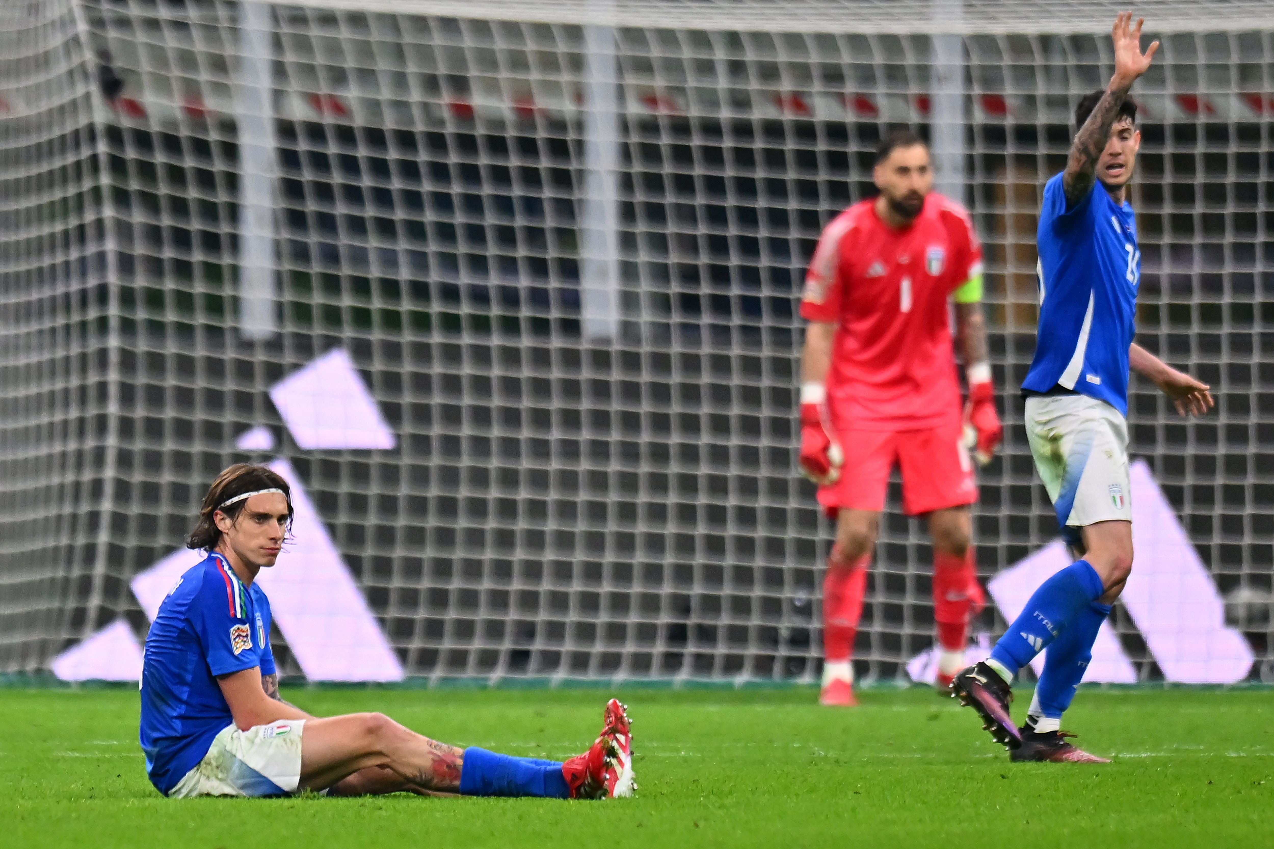 Riccardo Calafiori has suffered an injury scare