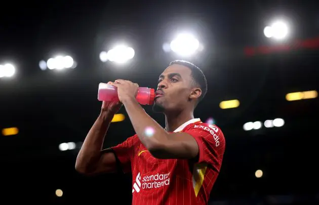 Liverpool midfielder Ryan Gravenberch
