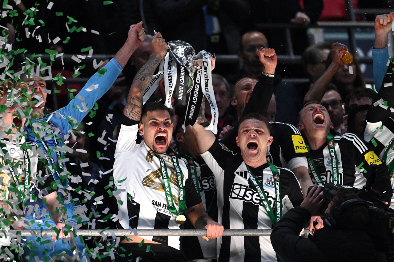 Bruno Guimaraes after Newcastle win Carabao Cup to end trophy drought ...