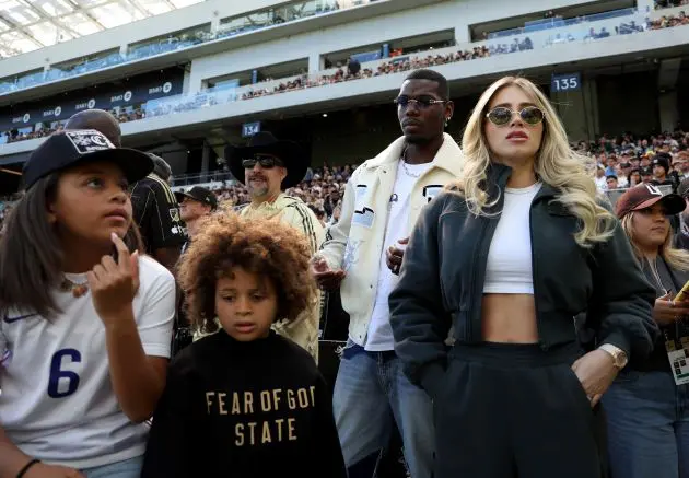 Paul Pogba watching LAFC