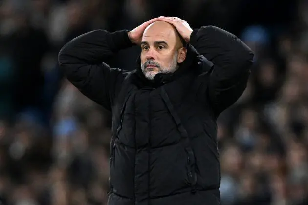 Man City manager Pep Guardiola