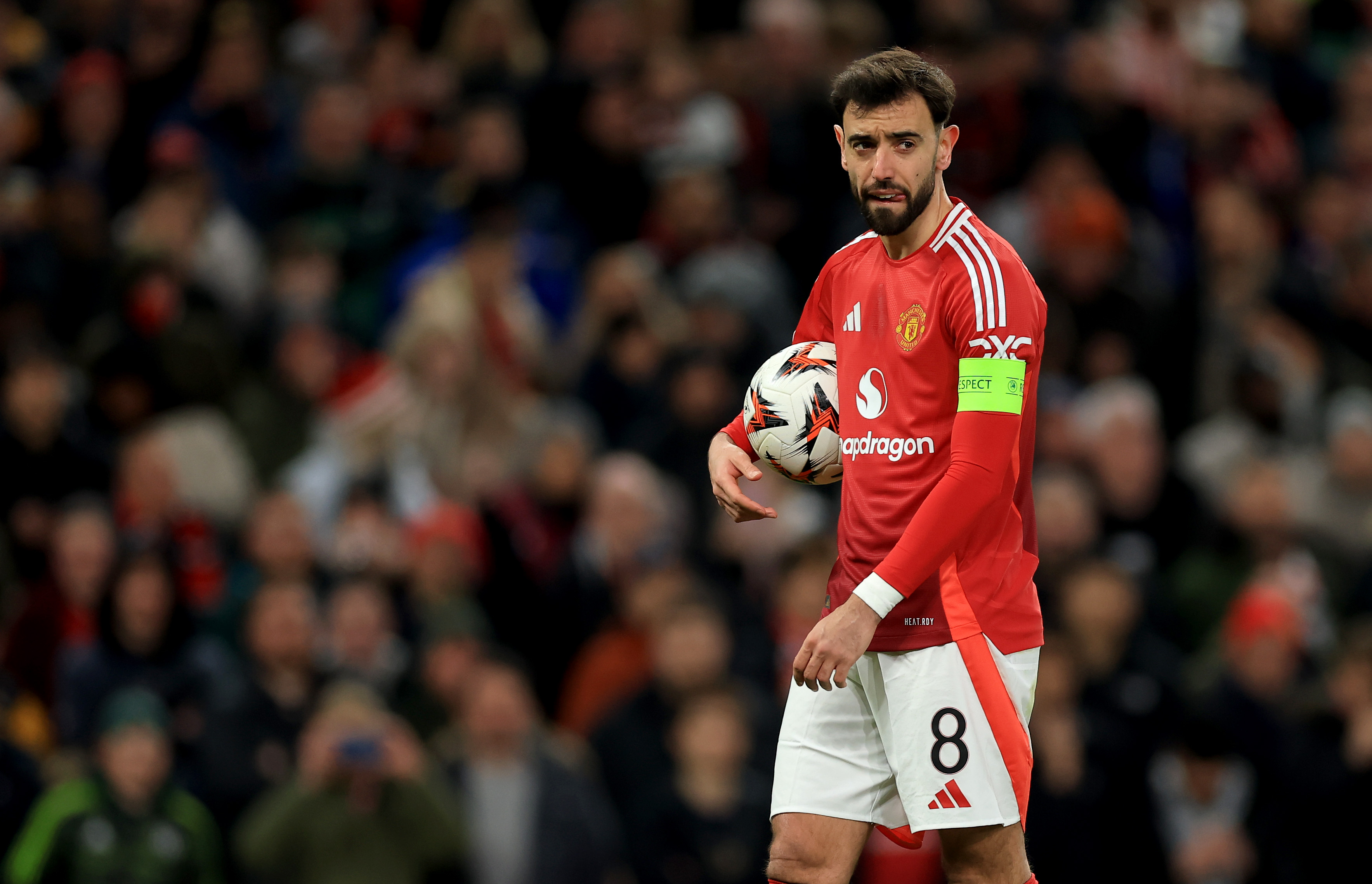 Man Utd captain Bruno Fernandes