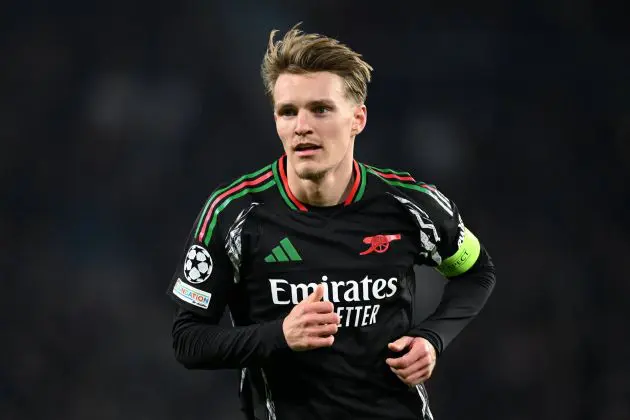 Arsenal midfielder Martin Odegaard