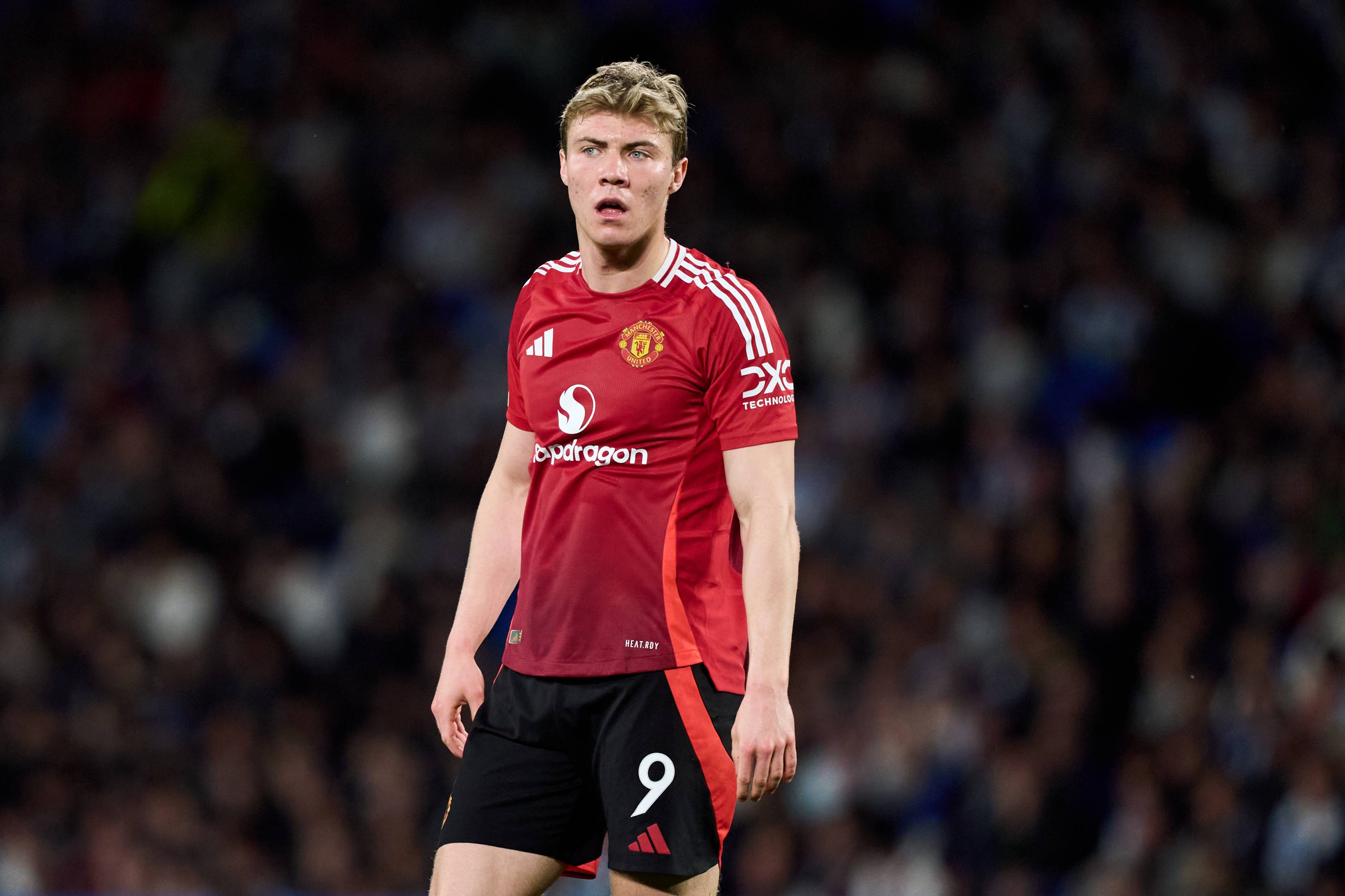 Man Utd striker Rasmus Hojlund