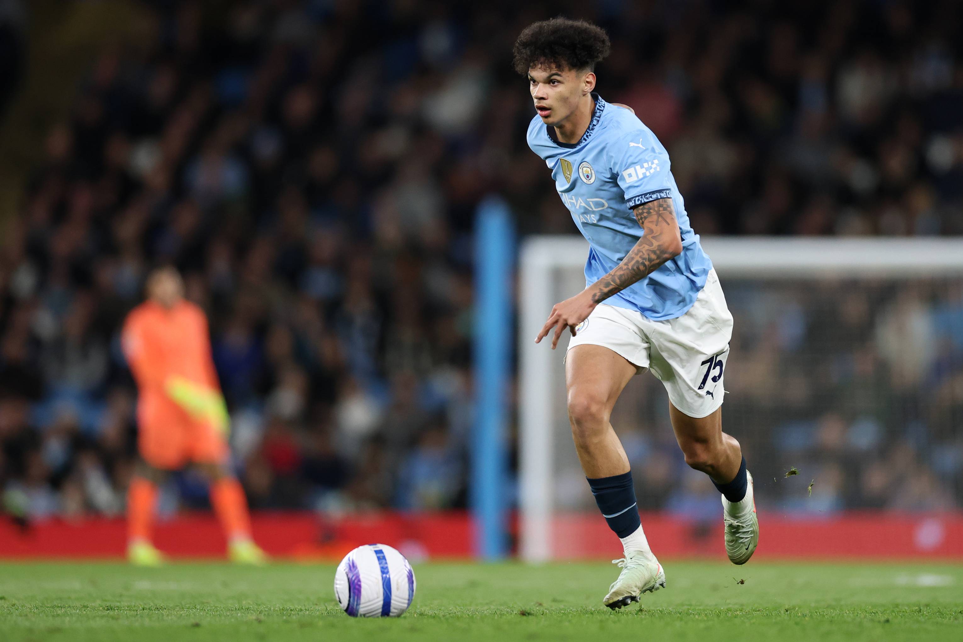 Man City midfielder Nico O'Reilly