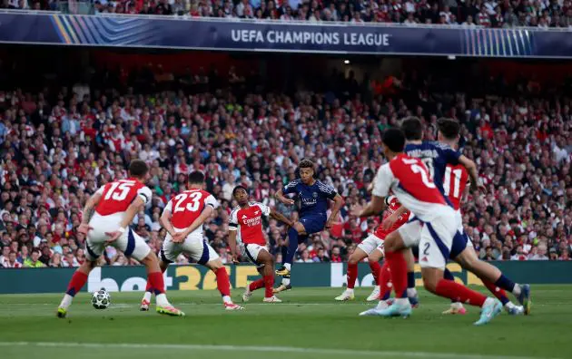 Arsenal against PSG