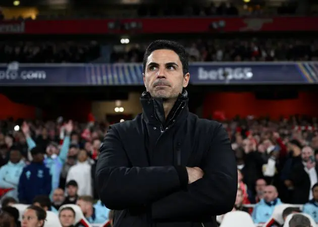 Arsenal manager Mikel Arteta