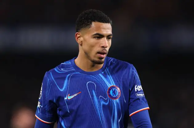 Chelsea defender Levi Colwill