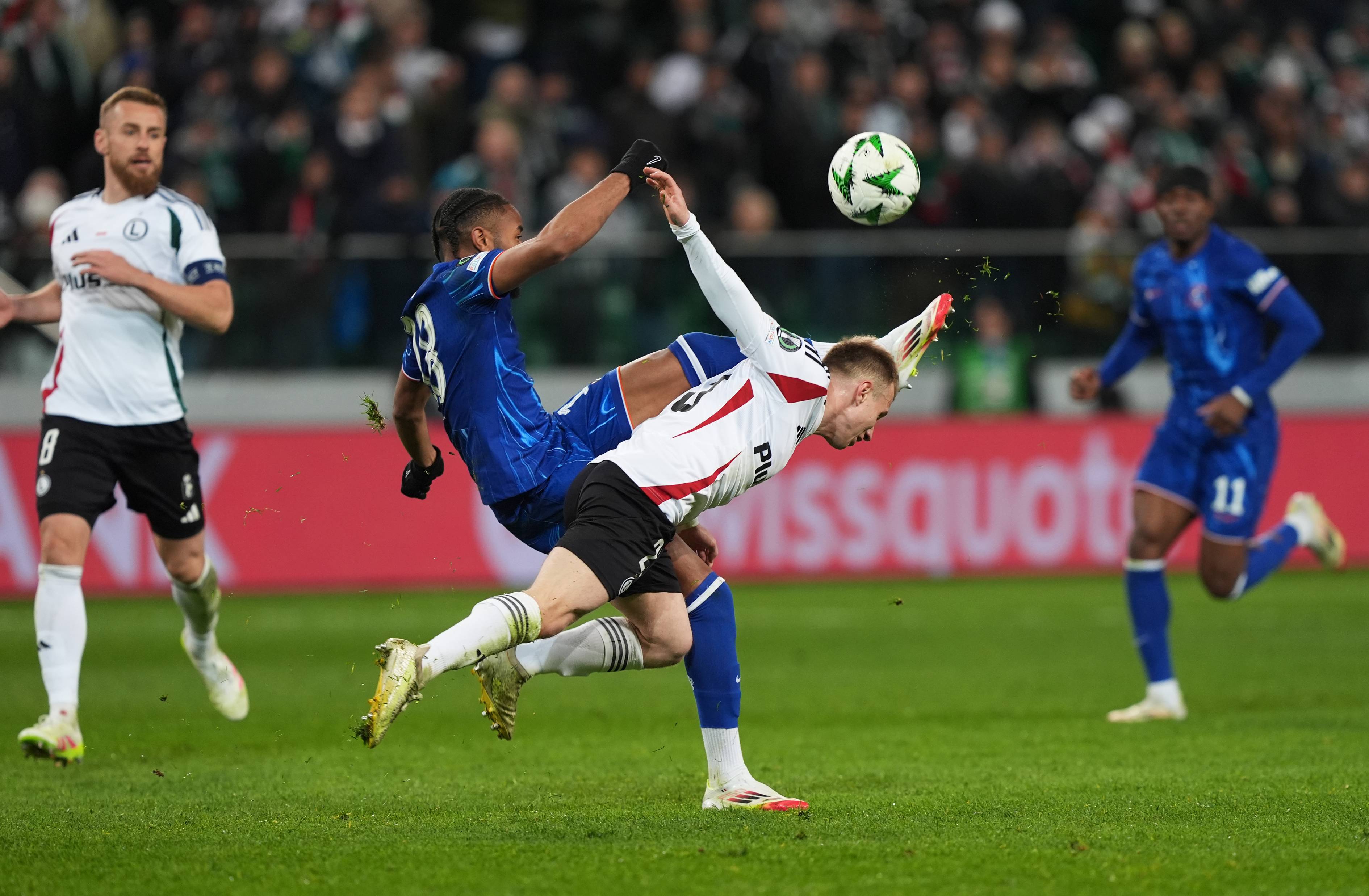 The first leg between Chelsea and Legia Warsaw